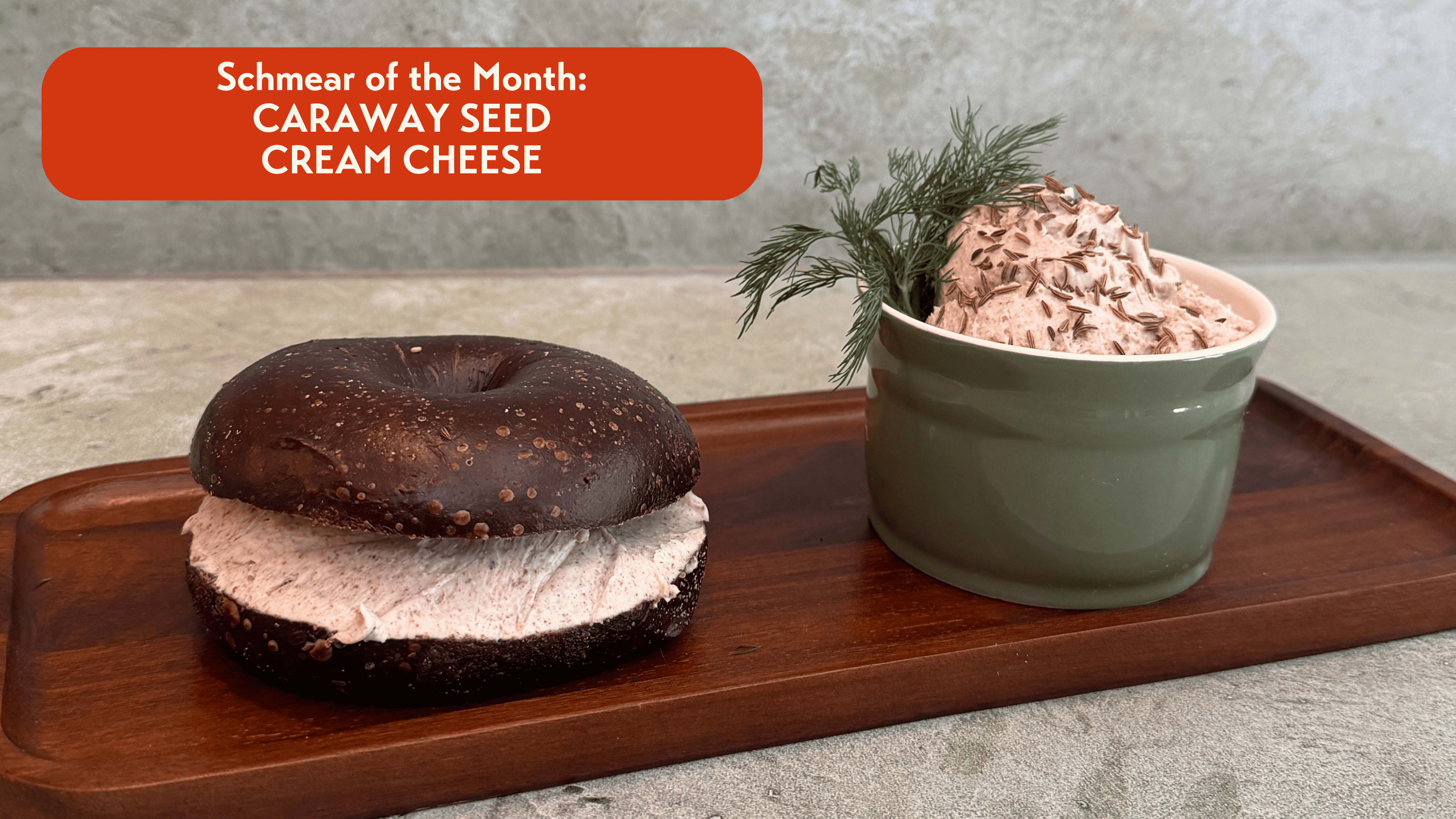 Schmear of the Month: Caraway Seed Cream Cheese