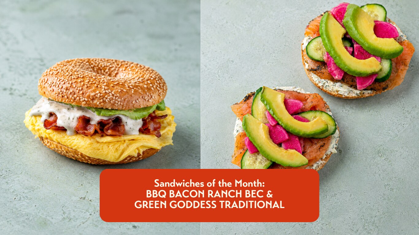 Sandwiches of the Month: BBQ Bacon Ranch BEC and Green Goddess Traditional